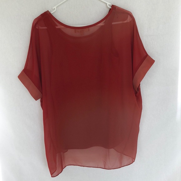 2 piece Philosophy red rust top 2 pieces. NWT  Size M - Picture 1 of 8